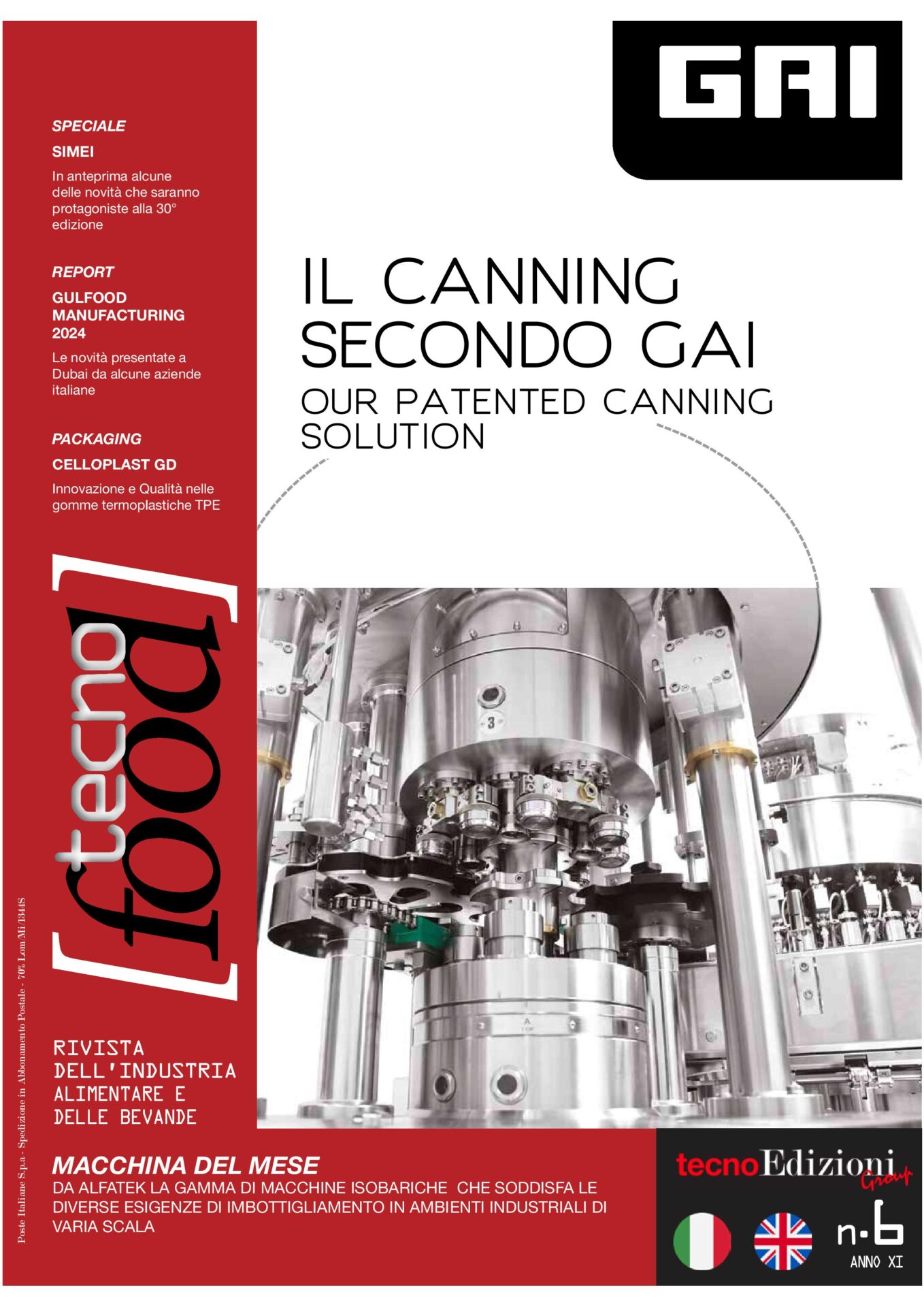 TecnoFood n°6 novembre/dicembre - 2024